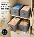 Premium Bölmeli Dolap ve Çekmece Düzenleyici Seti (4’lü)