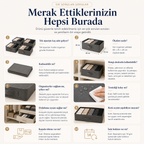 Premium Bölmeli Dolap ve Çekmece Düzenleyici Organizer (4’lü)